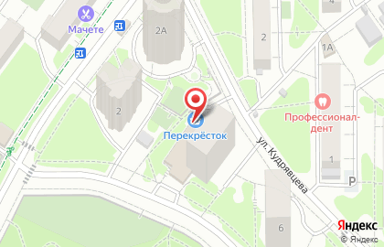 Супермаркет Перекрёсток в Москве на карте