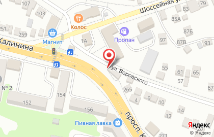 Салон красоты Амалия на улице Воровского на карте