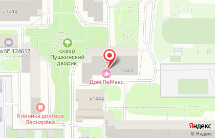 Продуктовый магазин в Москве на карте