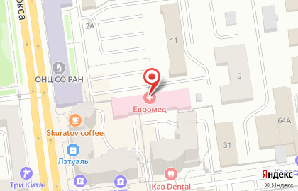 Аптека Евромед на Съездовской улице на карте