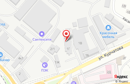 Объединенная текстильная компания на улице Курчатова на карте