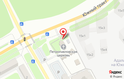Храм святых Первоверховных апостолов Петра и Павла в Центральном районе на карте