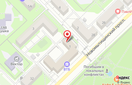 Контрольно-счетная палата на Новомытищинском проспекте на карте