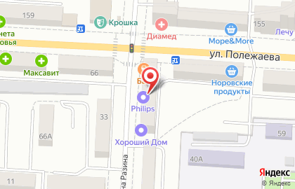 Магазин Продукты на Степана Разина на карте
