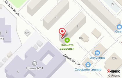 Аптека Планета здоровья в Ханты-Мансийске на карте