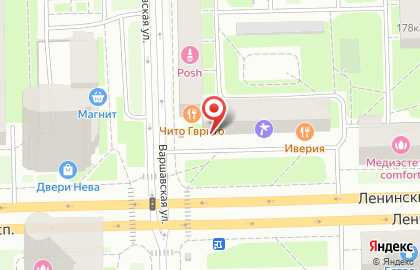 Магазин ивановского текстиля в Санкт-Петербурге на карте