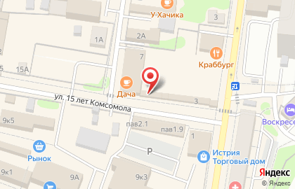 Магазин фастфудной продукции Печь на карте