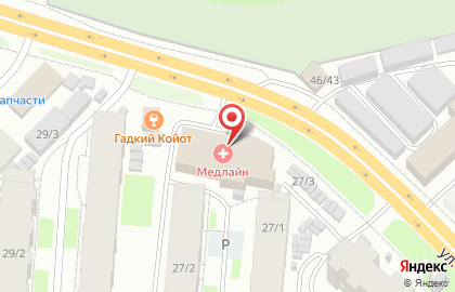 Магазин по продаже овощей и фруктов в Якутске на карте