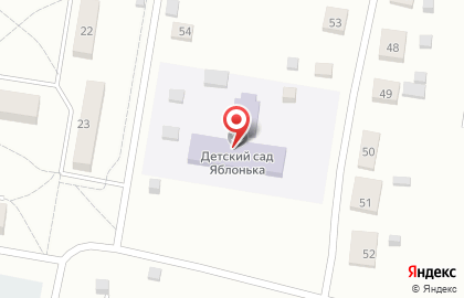 Яблонька, п.г.т. Краснооктябрьский на Фабричной улице на карте