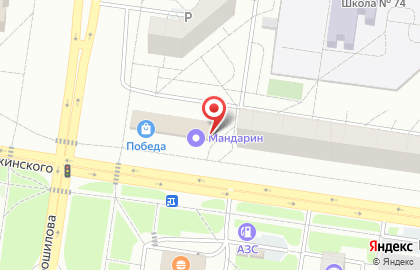 Магазин разливного пива H2O в Автозаводском районе на карте