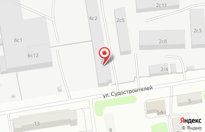 Дизайн-студия Reinhardt Home на улице Судостроителей на карте