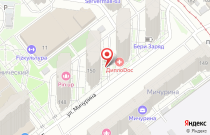Водомат Живая вода в Октябрьском районе на карте