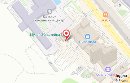 Автомойка на пирамиде на Краснознаменской улице на карте