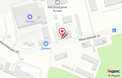 Оптово-розничный магазин Монтажник на карте