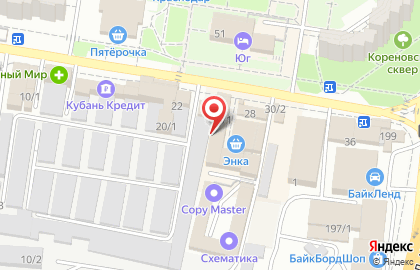 Салон красоты Имидж на Кореновской улице на карте