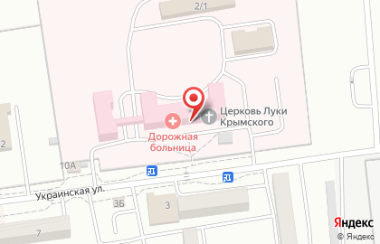 Частное учреждение здравоохранения Больница РЖД-Медицина города Южно-Сахалинск на карте