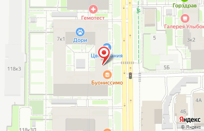 Кафе Шаверно в Адмиралтейском районе на карте