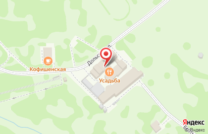 Ресторан Усадьба в Москве на карте