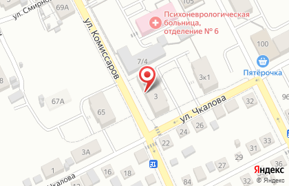 Аптека Твоя экономия на улице Чкалова на карте