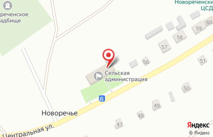 Новореченская поселенческая библиотека на карте
