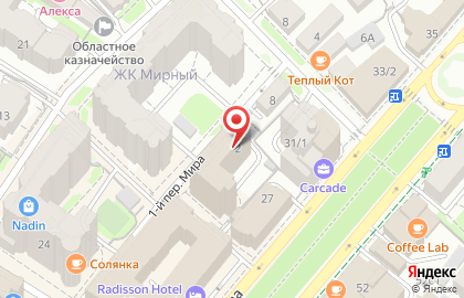 Салон M.r. в Ленинском районе на карте