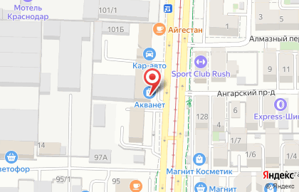 Торговая фирма Акванет на Московской улице на карте