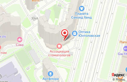Ассоциация стоматологов  Санкт-Петербурга на карте