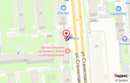 Магазин разливного пива в Новосибирске на карте