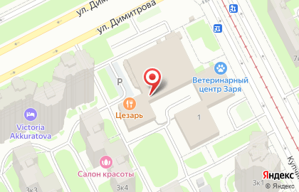 Шиномонтажная мастерская в Фрунзенском районе на карте