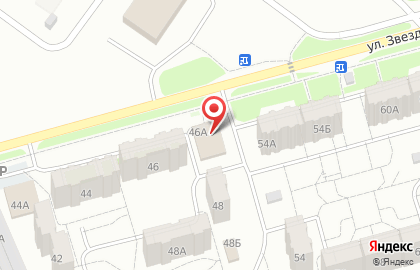 Банкомат КББ на улице Звездова, 46а на карте