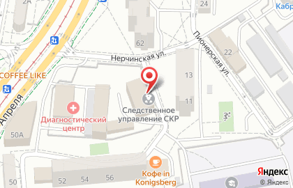 Следственное управление Следственного комитета РФ по Калининградской области на карте