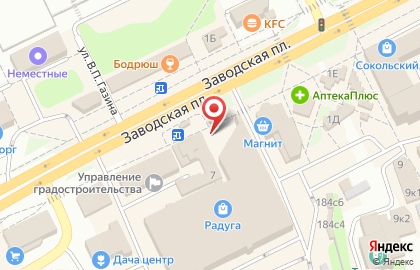 Магазин Пряников в Правобережном районе на карте