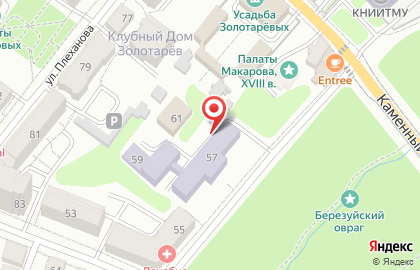 Калужская дорожная техническая школа на улице Космонавта Комарова на карте