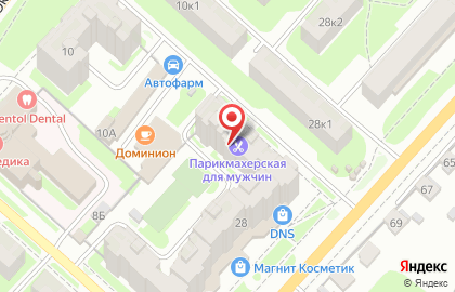 Торгово-сервисный центр IService в Великом Новгороде на карте