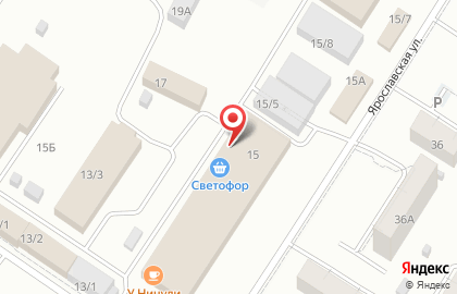 Компания по аренде помещений на Ярославской улице на карте