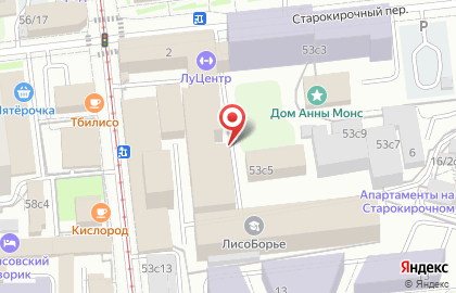 Столовая в Москве на карте