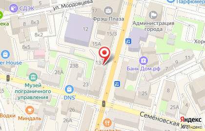 Банк Русский Стандарт во Владивостоке на карте