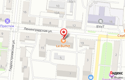 Кафе Le Buffet на улице Ленинградской на карте