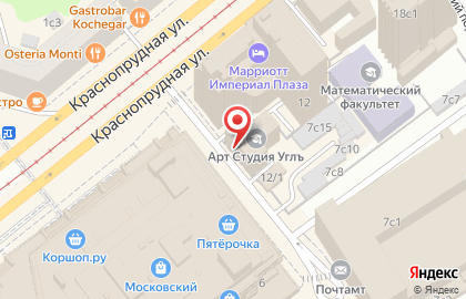Коворкинг для мастеров индустрии красоты Beauty Rent в Москве на карте