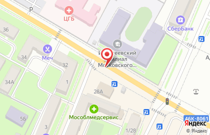 Subway на улице Первомайская на карте