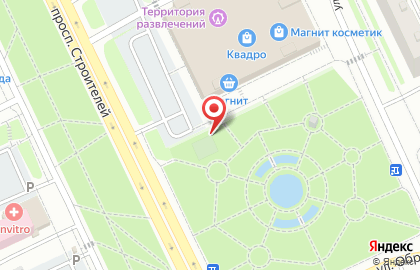 Кафе быстрого питания на проспекте Строителей на карте