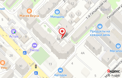 Мини-маркет Семейный в Ленинском районе на карте