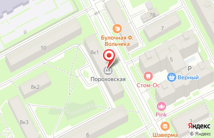 Пороховская на карте