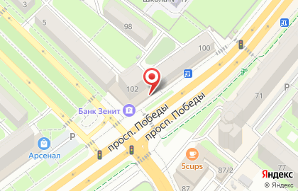Колбасы и деликатесы МПК Чернышевой на проспекте Победы на карте
