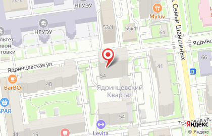 Агентство недвижимости Центр Недвижимости на Ядринцевской улице на карте
