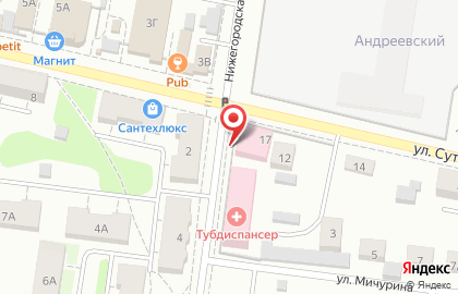 Скорая медицинская помощь на Нижегородской улице на карте