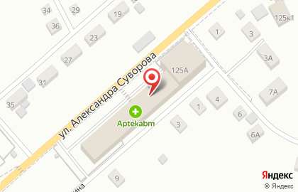Зоомагазин Каркуша на улице Александра Суворова на карте