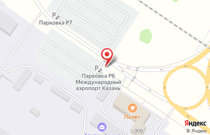 Автостоянка в Казани на карте