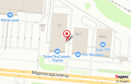 ОАО АК Барс Банк на Марпосадском шоссе на карте