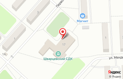 Дом культуры, МКУ, пос. Шварцевский на карте